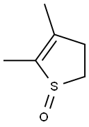 4,5-ジヒドロ-2,3-ジメチルチオフェン1-オキシド 化学構造式