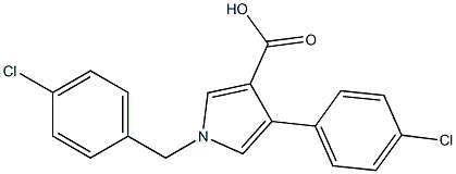 1-(4-Chlorobenzyl)-4-(4-chlorophenyl)-1H-pyrrole-3-carboxylic acid