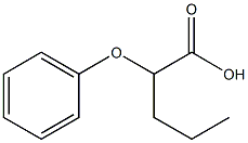 2-Phenoxypentanoic acid 结构式