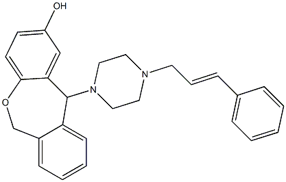 11-(4-Cinnamyl-1-piperazinyl)-6,11-dihydrodibenz[b,e]oxepin-2-ol