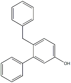 3-Phenyl-4-benzylphenol Struktur