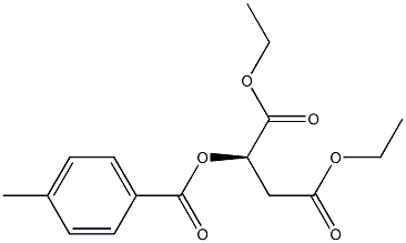 [R,(+)]-2-(p-Toluoyloxy)succinic acid diethyl ester Struktur