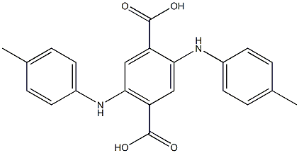 2,5-Ditoluidinoterephthalic acid 结构式