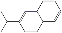1,2,4a,5,6,8a-Hexahydro-7-isopropylnaphthalene Structure