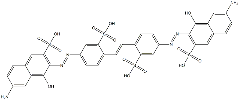 4,4'-Bis[(7-amino-1-hydroxy-3-sulfo-2-naphtyl)azo]-2,2'-stilbenedisulfonic acid