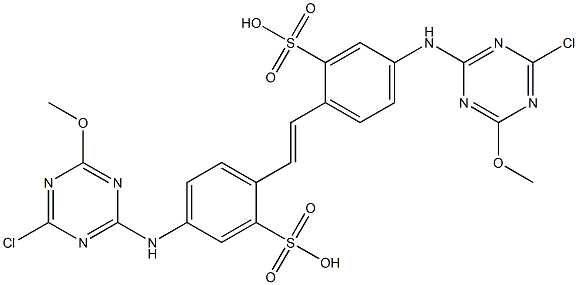 4,4'-Bis(4-chloro-6-methoxy-1,3,5-triazin-2-ylamino)-2,2'-stilbenedisulfonic acid