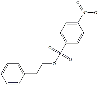 4-Nitrobenzenesulfonic acid phenethyl ester Struktur