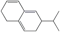 1,2,6,7-テトラヒドロ-6-イソプロピルナフタレン 化学構造式