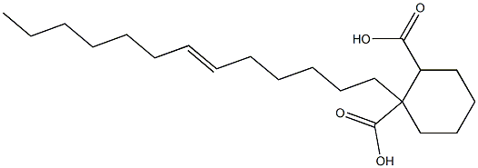 Cyclohexane-1,2-dicarboxylic acid hydrogen 1-(6-tridecenyl) ester Structure