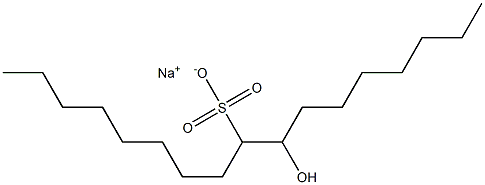  8-Hydroxyheptadecane-9-sulfonic acid sodium salt