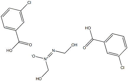 ONN-Azoxydimethanol bis(m-chlorobenzoate),,结构式