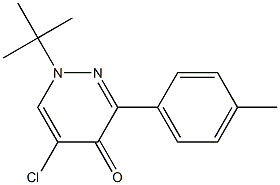 1-(tert-Butyl)-5-chloro-3-(p-tolyl)-pyridazin-4(1H)-one Structure