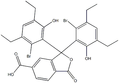 1,1-Bis(2-bromo-3,5-diethyl-6-hydroxyphenyl)-1,3-dihydro-3-oxoisobenzofuran-6-carboxylic acid