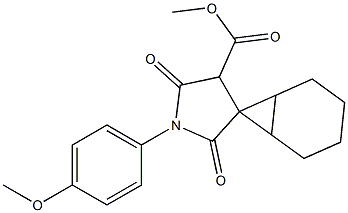 1'-(4-Methoxyphenyl)-2',5'-dioxospiro[bicyclo[4.1.0]heptane-7,3'-pyrrolidine]-4'-carboxylic acid methyl ester
