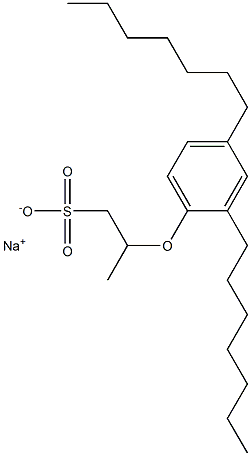  2-(2,4-Diheptylphenoxy)propane-1-sulfonic acid sodium salt