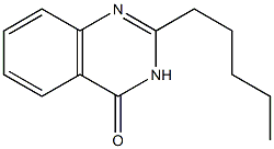 2-ペンチルキナゾリン-4(3H)-オン 化学構造式