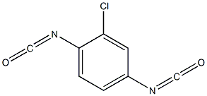 2-クロロ-p-フェニレンビスイソシアナート 化学構造式