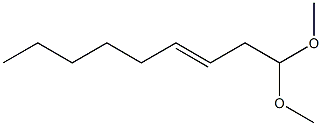 3-Nonenal dimethyl acetal Struktur