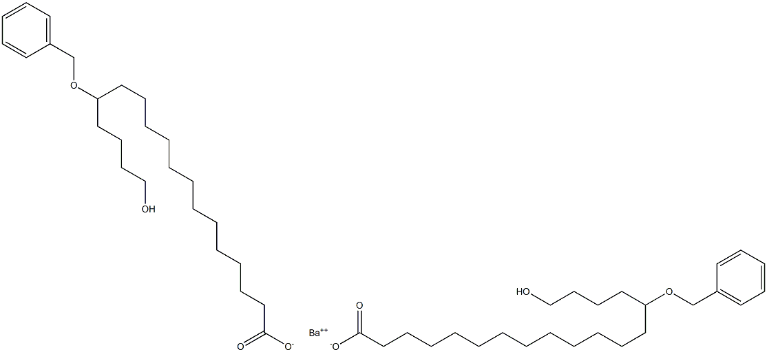  Bis(14-benzyloxy-18-hydroxystearic acid)barium salt