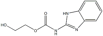 2-(2-Hydroxyethyloxycarbonylamino)-1H-benzimidazole Struktur