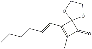 7-Methyl-8-(1-hexenyl)-1,4-dioxaspiro[4.3]oct-7-en-6-one