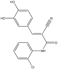 2-Cyano-3-(3,4-dihydroxyphenyl)-N-(2-chlorophenyl)acrylamide