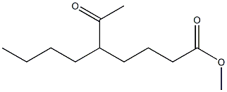 5-Acetylpelargonic acid methyl ester Structure