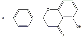 2-(4-Chlorophenyl)-5-hydroxy-2,3-dihydro-4H-1-benzopyran-4-one