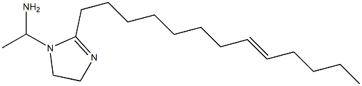 1-(1-Aminoethyl)-2-(8-tridecenyl)-2-imidazoline,,结构式