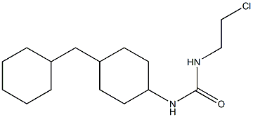 1-(2-Chloroethyl)-3-[4-(cyclohexylmethyl)cyclohexyl]urea 结构式