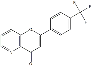 4'-Trifluoromethyl-5-azaflavone Structure