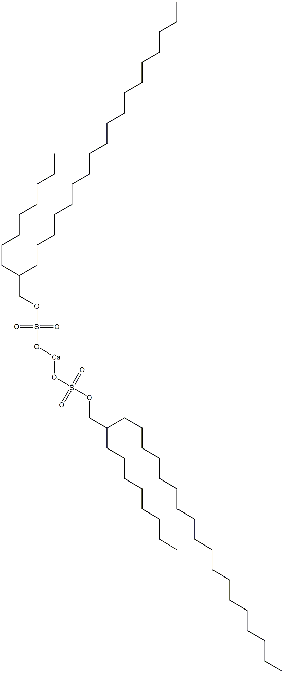 Bis(2-octylicosyloxysulfonyloxy)calcium Structure