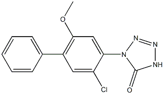 1-(2-Chloro-4-phenyl-5-methoxyphenyl)-1H-tetrazol-5(4H)-one