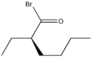 [R,(-)]-2-エチルヘキサノイルブロミド 化学構造式