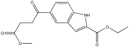 5-[3-(Methoxycarbonyl)propionyl]-1H-indole-2-carboxylic acid ethyl ester