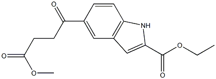  5-[3-(Methoxycarbonyl)propionyl]-1H-indole-2-carboxylic acid ethyl ester