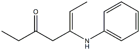 5-(Phenylamino)-5-hepten-3-one