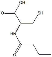 N-ブチリル-L-システイン 化学構造式