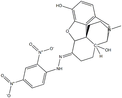 17-Methyl-6-[2-(2,4-dinitrophenyl)hydrazono]-4,5-epoxymorphinan-3,14-diol