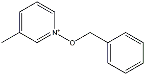 3-Methyl-1-(benzyloxy)pyridin-1-ium 结构式