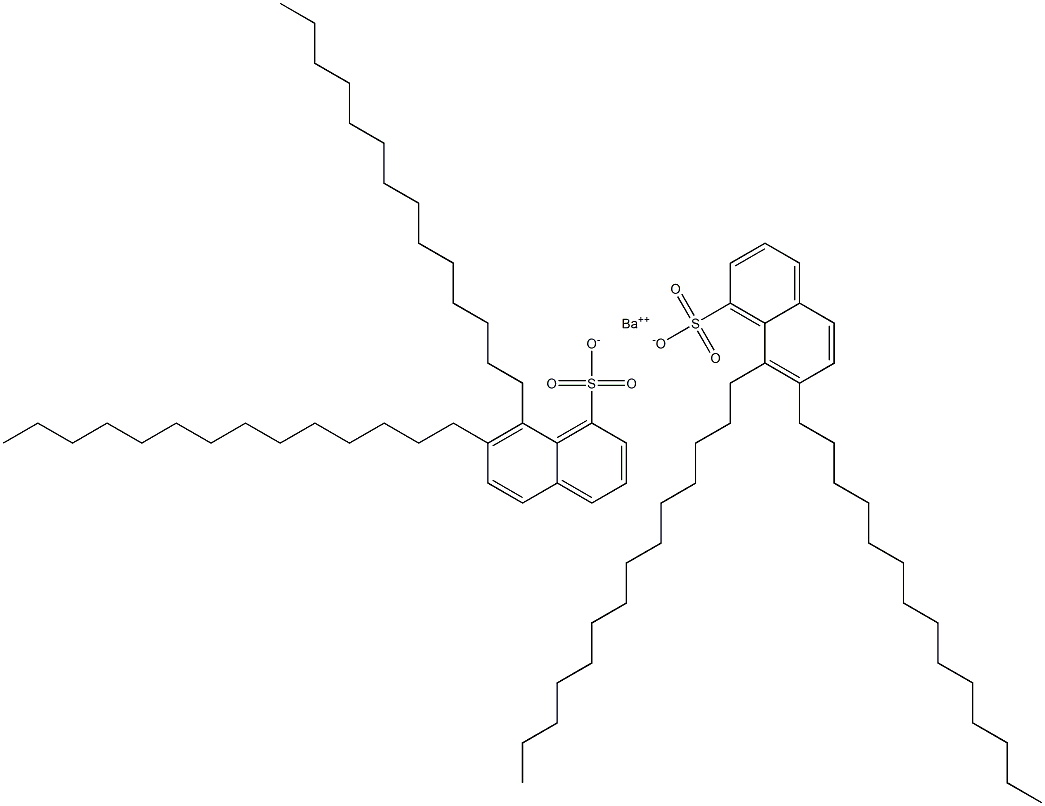 Bis(7,8-ditetradecyl-1-naphthalenesulfonic acid)barium salt|