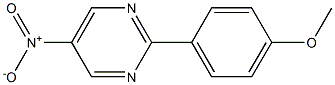 2-(4-Methoxyphenyl)-5-nitropyrimidine,,结构式