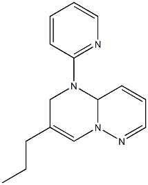 1-(2-Pyridinyl)-3-propyl-1,9a-dihydro-2H-pyrimido[1,2-b]pyridazine,,结构式