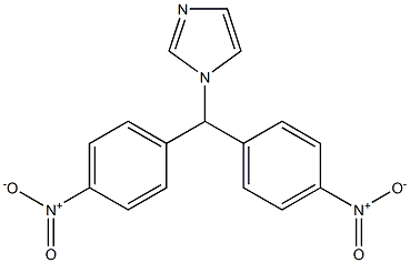 1-[Bis(4-nitrophenyl)methyl]-1H-imidazole Structure