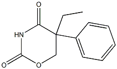 5,6-Dihydro-5-ethyl-5-phenyl-2H-1,3-oxazine-2,4(3H)-dione Struktur