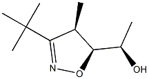 (4R,5S)-5-[(1R)-1-Hydroxyethyl]-4-methyl-3-tert-butyl-2-isoxazoline,,结构式