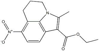 2-Methyl-6-nitro-1,7-trimethylene-1H-indole-3-carboxylic acid ethyl ester|