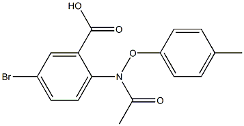 2-[[(4-Methylphenyl)oxy]acetylamino]-5-bromobenzoic acid