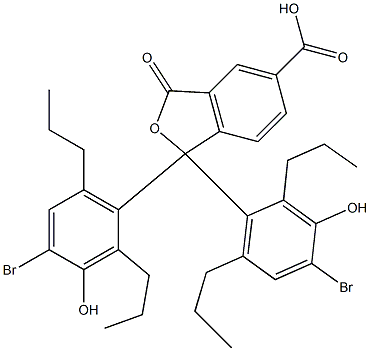  1,1-Bis(4-bromo-3-hydroxy-2,6-dipropylphenyl)-1,3-dihydro-3-oxoisobenzofuran-5-carboxylic acid