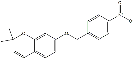  7-(4-Nitrobenzyloxy)-2,2-dimethyl-2H-1-benzopyran